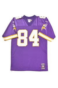 Reebok Minnesota Vikings Vintage 2000s Home NFL Jersey #84 Randy Moss R701A Sz M - Picture 1 of 9