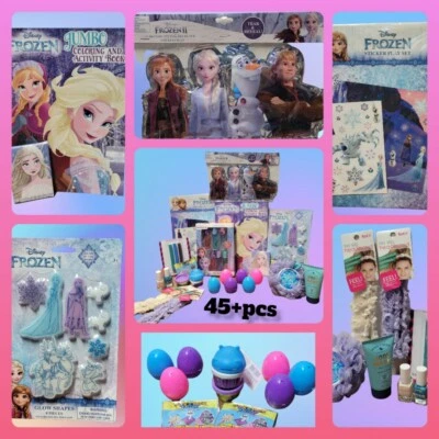 Disney Frozen 2 Cesta de Pascua Rellenos Rellenos Juguetes para Niñas Nuevo (45+ piezas) Foto 1 de 4
