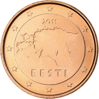 [#1179963] Estonia, Euro Cent, 2011, Vantaa, BU, MS, Copper Plated Steel, KM:61 - Image 1 of 2