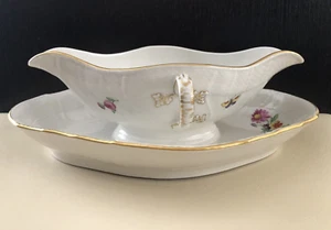 KPM gravy boat with attached underplate - Picture 1 of 10
