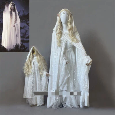 Lord of the Rings The Hobbit Galadriel Wig Adult/kids Cosplay Costume Outfits - Image 1 of 4