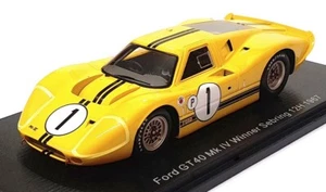 Spark Scala 1/43 43SE67 - Ford GT40 MkIV #1 Winner Sebring 12H 1967 - Giallo - Foto 1 di 5