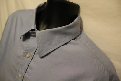 Camisa de Vestir Gap L/S Premium Ajustada Azul Claro Talla 17 17 1/2 35 100% Algodón Foto 1 de 3