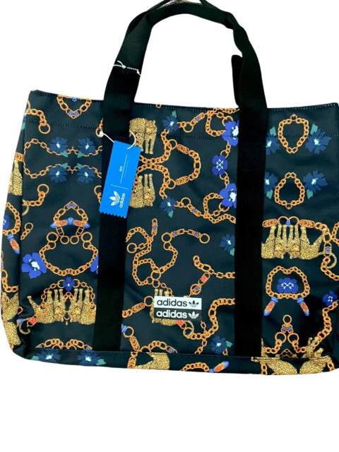 Adidas Women's Shopper Her Studio London Tote Shoulder Bag Black/Multicolor