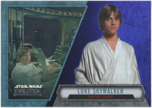2016 Topps Star Wars Evolution "PURPLE LIGHTSABER" Parallel #28...LUKE SKYWALKER - Picture 1 of 1