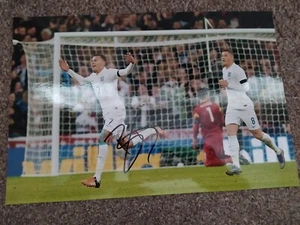 Hand Signed 12 x 8 Photo Dele Alli Tottenham & England Legend - Picture 1 of 2