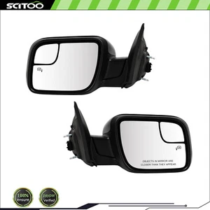 For 11-15 Ford Explorer 2.0L 3.5L LH+RH Side Mirror 13PINS Heated Power Light - Picture 1 of 3
