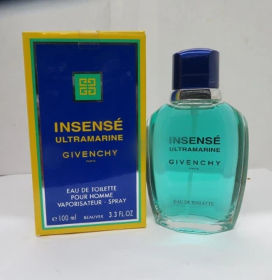 VINTAGE GIVENCHY INSENSE ULTRAMARINE EAU DE TOILETTE POUR HOMME SPRAY  RARE - Image 1 of 4
