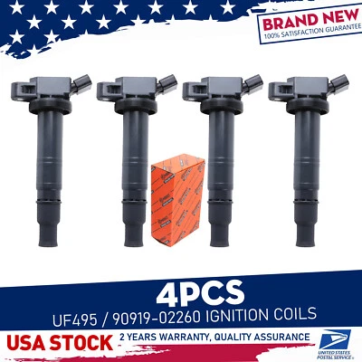 Durable Ignition Coils OEM UF495/90919-02260 4pcs For Lexus LX570 2008-2019 - Imagem 1 de 4