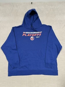 NWOT Men's Fanatics New York Islanders NHL Hockey Hoodie Sweatshirt 3XL Blue - Picture 1 of 6
