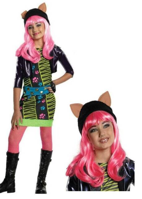 Fantasia Infantil Meninas Monster High Luxo Catty Noir