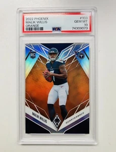 2022 Phoenix MALIK WILLIA Orange RC 30/99 #103 PSA 10 GEM MINT - Picture 1 of 3