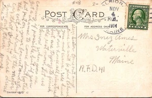 GOLDPATH: US POSTCARD 1914 ALBION,ME.RFD#1,GREETING SINCERE CV775_P01 - Imagen 1 de 2