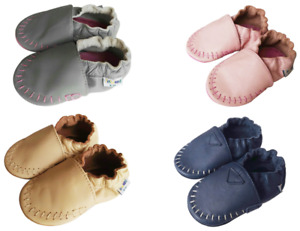 Boy Girl Baby Shoes Infant Toddler Jinwood Moccasin Crib Soft Sole Booties 0-2Y