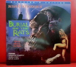 Bram Stoker's Burial of the Rats LASERDISC UNCUT [NEW] Roger Corman RARE Horror - Imagen 1 de 1