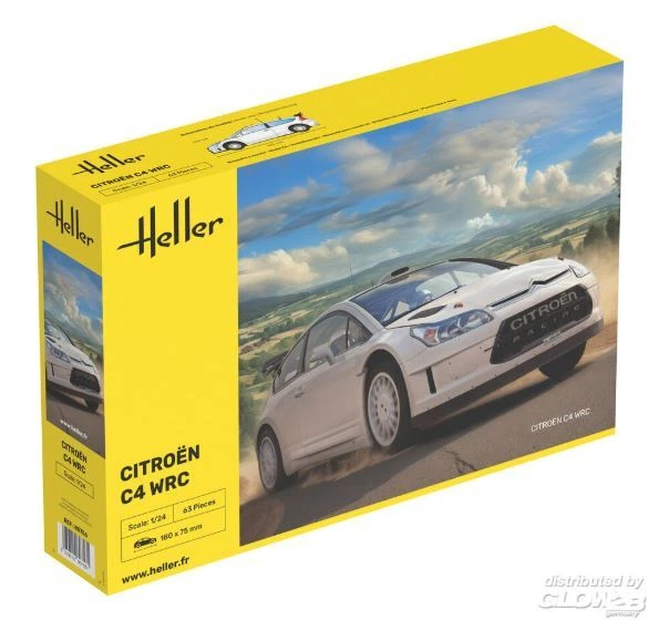Modellino auto model kit di montaggio Heller CITROEN C4 WRC scala 1:24 modell... - Immagine 1 di 1