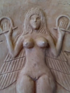 Lilith Inanna Sumerian Goddess of Feminine knowledge Statue by Ting Hua Liu. - Picture 1 of 2