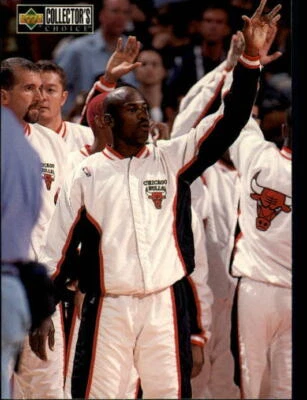 MICHAEL JORDAN ~ 1997-98 Collector's Choice Basketball #394 Michael's Magic  - Image 1 of 2