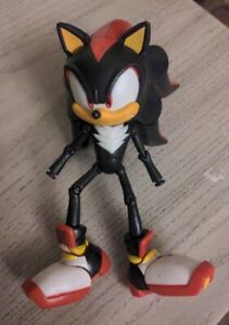 2008 Jazwares Sonic the Hedgehog 7" Shadow Super Posers Figure Incomplete