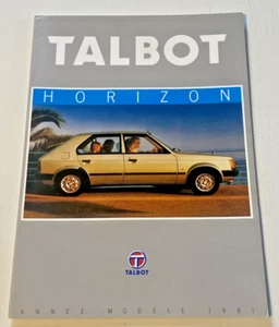 Brochure de Vente TALBOT HORIZON - 1981 - Bel Etat. - Picture 1 of 7