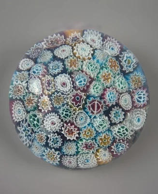 Large Fratelli Toso Murano Millefiori Paperweight 1950s Vintage - Image 1 of 4