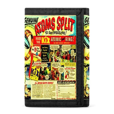 ATOMIC BOMB RING Kix Cereal Box Retro Wallet | Multifunction Design | 1947 Art - Image 1 of 4