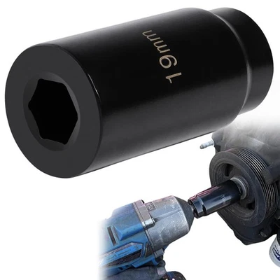 SUNLUWAY Harmonic Balancer Socket Tool 77080 for Honda 19mm Crank Bolt Socket, 3 Times...