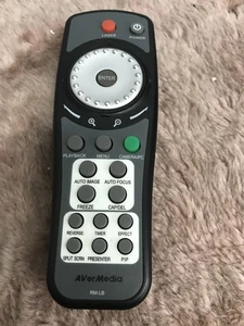 Reemplazo genuino AVERMEDIA RM-LB proyector OEM control remoto y puntero láser - Imagen 1 de 5