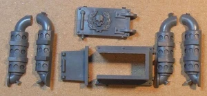 Astra Militarum Leman Russ Tank - Ammo Box Exhaust Pipes (V) Bits Bitz 40K - Picture 1 of 1