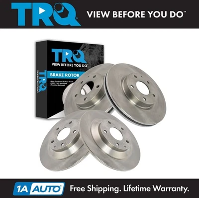 Juego de rotores de freno delanteros y traseros TRQ para Mazda CX-5 2013-2015 Foto 1 de 4