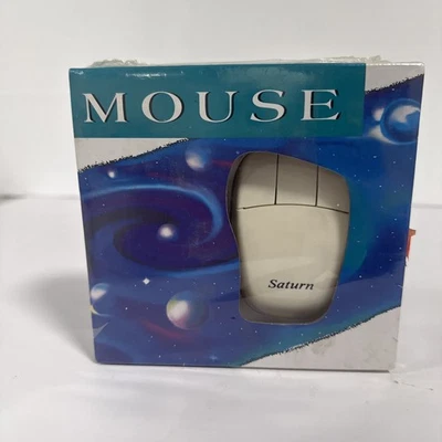 Vintage Saturn LE170 Mouse High Resolution Serial Mouse Microsoft Windows Sealed - Image 1 of 4