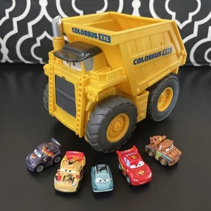 Disney Pixar Cars Colossus XXL Dump Truck With Microdrifters - Picture 1 of 11