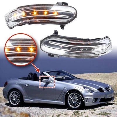 Luz de señal de giro del espejo retrovisor para Mercedes Benz SL SLK Clase R171 W171 R230 W230 Foto 1 de 4