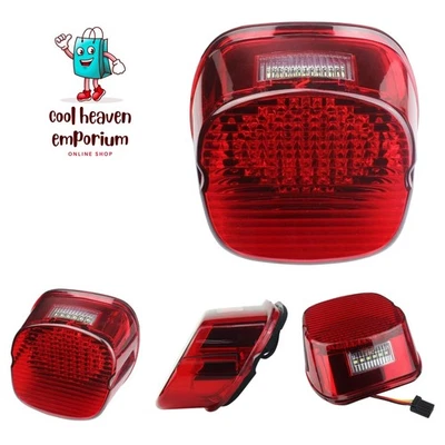 Actualización de luz trasera LED estroboscópica roja para Harley Davidson Sportster/Softail/Tou... Foto 1 de 4