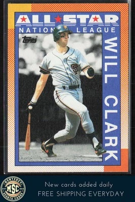 Will Clark 1990 Topps #397 NM-MT OR BETTER San Francisco Giants - Image 1 of 2