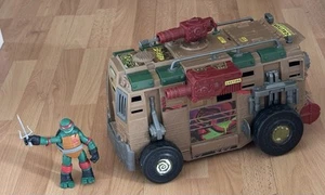 2012 TMNT Shellraiser Truck Van Fahrzeug + Raphael Actionfigur - Bild 1 von 7