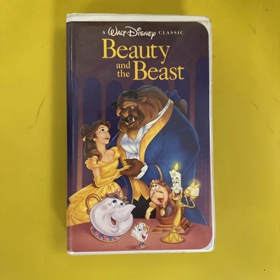 Disney Beauty And The Beast VHS 1992 Masterpiece Collection Works No Mold 🐶 — 第 1/3 张图片