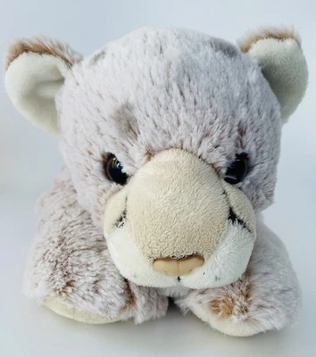 6095🌟45cm Doudou Peluche Léopard Des Neiges Beige Histoire d'Ours - Photo 1/4