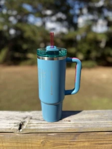 Seltener Starbucks X Stanley Blue and Pink 30 Oz Löscher - Bild 1 von 6