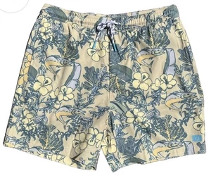 Avid Large Shoreline Volley Elastic Board Shorts Oasis MSRP $49 - Picture 1 of 2