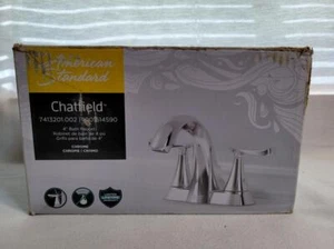 American Standard Chatfield 4 in. Centerset 2-Handle Bathroom Faucet Chrome - Picture 1 of 1