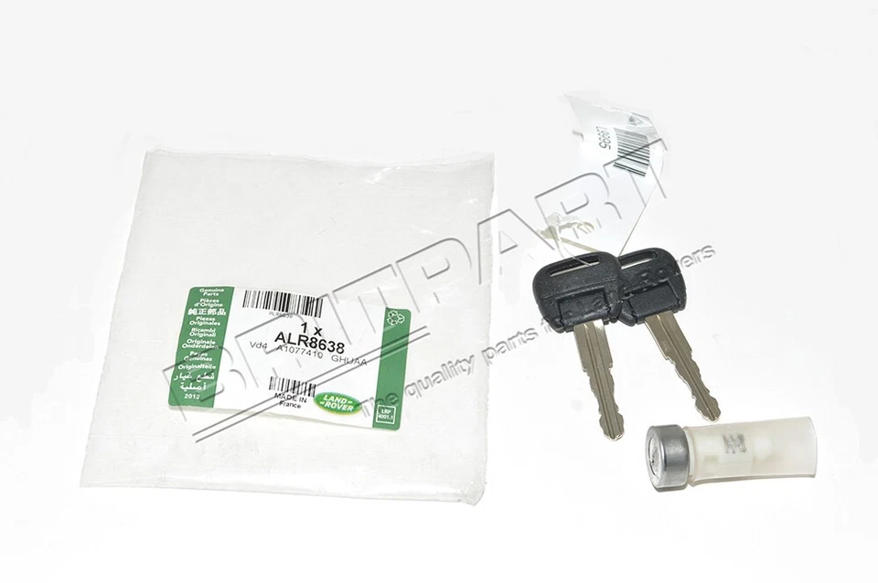 Land Rover Freelander 1 bloqueo de barril con llaves para tapa de llenado ALR8638 genuino nuevo Foto 1 de 1