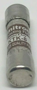 KTK-8 8 Amp 600Vac Cooper Bussmann Limitron Fast Acting Fuse KTK8 (4) - Picture 1 of 2