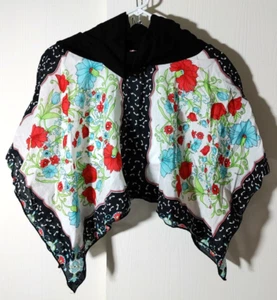 Candie's Medium Girls Kerchief Skirt Maxi Foldover Waist Lined SPRING Floral - Picture 1 of 5