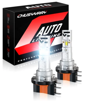 2PCS H15 Headlight High Beam DRL Bulbs Kit For Mercedes-Benz A250 2013-2014 Foto 1 de 4