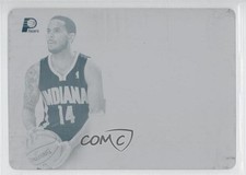 2012-13 Panini National Treasures Printing Plate Cyan 1/1 DJ Augustin #5 0c3
