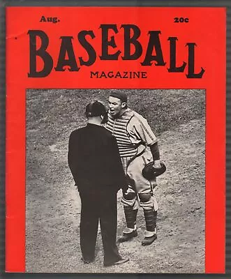 Baseball Magazine 8/1938-Gabby Hartnett-Babe Ruth-Jimmie Foxx- MLB-pix-info-FN - Image 1 of 2