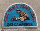 Vintage 1963 NORTH BERGEN COUNTY COUNCIL Boy Scout Camporee PATCH NJ BSA Camp