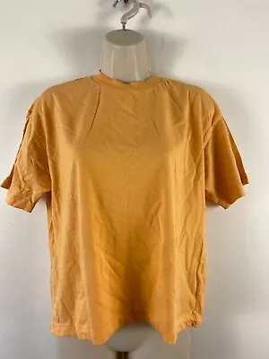 Primark 2XS Orange coloured round neck short sleeve t-shirt - Image 1 of 4