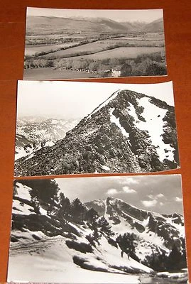 POSTALES ANTIGUAS DE LOS PIRINEOS EN BLANCO Y NEGRO. SIN USAR. LOTE DE 3. - Imagen 1 de 2